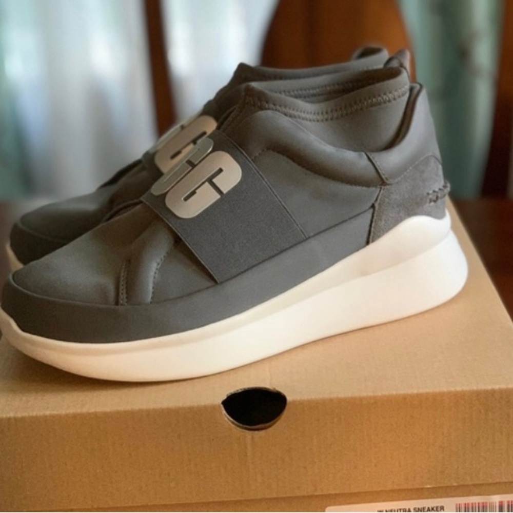 UGG Gray Sneakers with White Sole